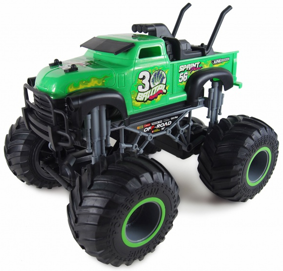 Rc Auto Monster Truck Crazy Zelen Rcprofi Sk