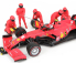 Americké diorámy Figúrky F1 Set 1 2020 - Dioráma Pit-stop Set 7 X Meccanici - Mechanics - With Decals 1:18 Red
