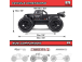 Arrma Notorious 6S V6 BLX 1:8 4WD RTR modrá