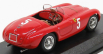 Art-model Ferrari 166mm Barchetta Ch.0010 N 5 Automobile Club France Comminges 1949 L.chinetti 1:43 Červená