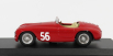 Art-model Ferrari 166mm Barchetta Spider N 56 Winner Vermicino - Rocca Di Papa 1949 G.marzotto 1:43 Červená