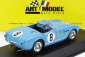 Art-model Ferrari 225 Spider N 8 Sebring 1953 P.hill - B.spear 1:43 Light Blue