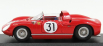 Art-model Ferrari 250p Spider Ch.0812 N 31 2nd 12h Sebring 1963 Mairesse - Vaccarella - Bandini 1:43 Red