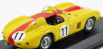 Art-model Ferrari 290mm 3.5l V12 Spider Team Equipe Nationale Belge N 11 24h Le Mans 1957 J.swaters - A.de Cagny 1:43 Yellow Red