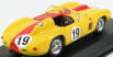 Art-model Ferrari 290mm Spider Ch.0606 N 19 4th Portugal Monsanto Gp 1957 A.de Changy 1:43 Yellow