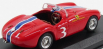 Art-model Ferrari 500 Mondial Spider Ch.0448 N 3 Palm Springs 1955 B.kessier 1:43 Červená žltá