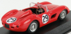 Art-model Ferrari 500 Trc Spider Ch.0658 N 29 12h Sebring 1957 E.lunken - C.hassan 1:43 Červená