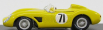 Art-model Ferrari 500 Trc Spider N 71 Sebring 1958 De La Mesa - Gonzalez - Gomez - Mena 1:43 Yellow