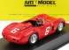 Art-model Ferrari 500tr Ch0612 N 6 Winner Preliminary Smartt Field 1956 E.lunken 1:43 Red