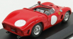 Art-model Ferrari Dino 246sp Ch.0796 Spider Fantuzzi N 0 Prova 1961 1:43 Červená