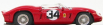 Art-model Ferrari Dino 246sp N 34 Sebring 1962 P.rodriguez - R.rodriguez 1:43 Červená