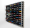 Atlantic Vetrina display box Espositore - Pre 96 Cars 1/64 Lungh.lenght Cm 88.0 X Largh.width Cm 8.0 X Alt.height Cm 63.0 (altezza Utile Tra I Ripiani Cm 4.5 Inner Height Among Shelves) 1:64 Plastic Display