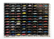 Atlantic Vetrina display box Espositore - Pre 96 Cars 1/64 Lungh.lenght Cm 88.0 X Largh.width Cm 8.0 X Alt.height Cm 63.0 (altezza Utile Tra I Ripiani Cm 4.5 Inner Height Among Shelves) 1:64 Plastic Display