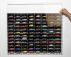 Atlantic Vetrina display box Espositore - Pre 96 Cars 1/64 Lungh.lenght Cm 88.0 X Largh.width Cm 8.0 X Alt.height Cm 63.0 (altezza Utile Tra I Ripiani Cm 4.5 Inner Height Among Shelves) 1:64 Plastic Display