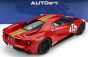 Autoart Ford usa Gt Heritage Edition N 16 Alan Mann 2022 1:18 Červená zlatá