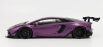 Autoart Lamborghini Aventador Liberty Walk 2017 1:18 Purple Carbon