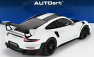 Autoart Porsche 911 991-2 Gt3 Rs Weissach Package 2019 - čierne disky 1:18 biela čierna