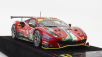 Bbr-models Ferrari 488 Gte 3.9l Turbo V8 Team Af Corse N 52 Lmgte Pro Class 24h Le Mans 2021 S.bird - M.molina - D.serra 1:43 Red