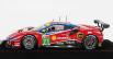 Bbr-models Ferrari 488 Gte Evo 3.9l Turbo V8 Team Af Corse N 71 Lmgte Pro Class 24h Le Mans 2020 S.bird - M.molina - D.rigon - Con Vetrina - S vitrínou 1:43 červená biela modrá