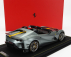 Bbr-models Ferrari 812 Competizione A Spider 2022 - Con Vetrina - S vitrínou 1:18 Grigio Coburn - Grey Met Yellow