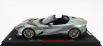 Bbr-models Ferrari 812 Competizione A Spider 2022 - Con Vetrina - S vitrínou 1:18 Grigio Coburn - Grey Met Yellow