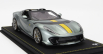 Bbr-models Ferrari 812 Competizione A Spider 2022 - Con Vetrina - S vitrínou 1:18 Grigio Coburn - Grey Met Yellow