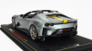 Bbr-models Ferrari 812 Competizione A Spider 2022 - Con Vetrina - S vitrínou 1:18 Grigio Coburn - Grey Met Yellow