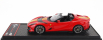 Bbr-models Ferrari 812 Competizione A Spider 2022 - Strieborné kolesá 1:43 Rosso Corsa 322 - Červeno-žltá