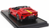 Bbr-models Ferrari 812 Competizione A Spider 2022 - Strieborné kolesá 1:43 Rosso Corsa 322 - Červeno-žltá