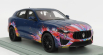 Bbr-models Maserati Levante Trofeo 2021 - Fuoriserie Edition - Con Vetrina - S vitrínou 1:18 Blue