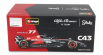 Bburago Alfa romeo F1 C43 Team Stake N 77 Season 2023 Valtteri Bottas 1:43, čierna