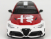 Bburago Alfa Romeo Giulia Gtam N 99 Racing 2020 1:18 Alfa červeno-biela