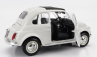 Bburago Fiat 500f Closed Roof 1965 1:16 biela