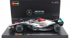 Bburago Mercedes gp F1 W13e Team Mercedes-amg Petronas F1 N 63 1:43, strieborná