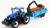 Bburago New Holland T7.315 s doplnkami (darčekové balenie)