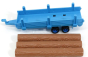 Bburago New holland T7hd Tractor With Trailer Trunk Transport – Trasporto Tronchi 1:32 Blue