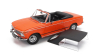 BMW 1600-2 Cabriolet 1968 v mierke kk - s odnímateľnou mäkkou strechou 1:18 oranžová