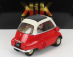 BMW Isetta 1959 v mierke 1:12 červená biela