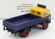 Brekina plast Fiat 642 Truck Pianale Frans Maas 1962 1:87 Modro-žltá