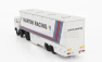 Brekina plast Fiat 691 T Truck Team Lancia Martini Racing Car Transporter 1970 1:87 Biela