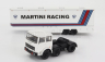 Brekina plast Fiat 691 T Truck Team Lancia Martini Racing Car Transporter 1970 1:87 Biela