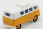 Brekina plast Volkswagen T1b Camping Bus 1970 1:87 žltá biela