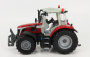 Britský traktor Massey ferguson 65.180 2018 1:32 červeno-sivý