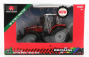 Britský traktor Massey ferguson 6718 2016 1:32 červený strieborný