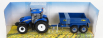 Britský traktor New holland T6.175 s prívesom Nc 2020 1:32 modrý