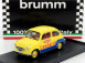 Brumm Fiat 600 Brodo Lombardi 1960 1:43 žlto-modrá