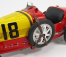 Cmc Bugatti T35 N 18 Národný farebný projekt Španielsko 1924 1:18 Červená žltá