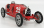 Cmc Bugatti T35 N 25 Nation Coulor Project Portugalsko 1924 1:18 Červená