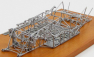 Cmc Maserati Telaio - Tipo 61 Birdcage Chassis 1960 1:18 Strieborná