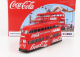 Corgi Blackpool Decker Double Tram Bus Coca-cola Open Happiness 1934 1:76 červená biela